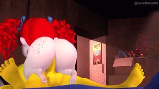 Poppy riding huggy’s next victim