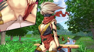 Monster Girl Quest - Kunoichi Elf - Rape Scene