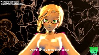 Glynda Goodwitch gets Mating Pressed by Student