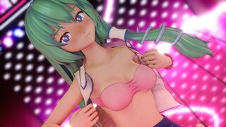 Sanae's Strip Show - PINK CAT
