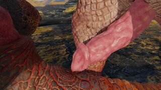 Dragon x Gnasher Dinosaur