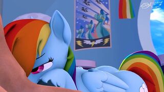 In soviet equestria, rainbow tastes you