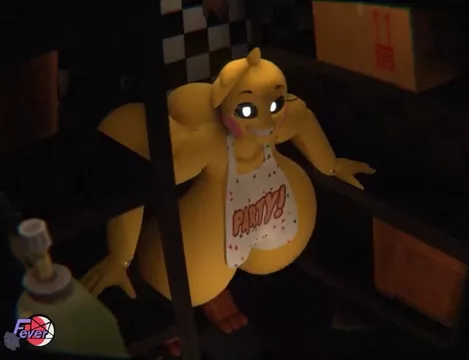 Toy Chica fucking in a closet Toy Chica fucking in a closet