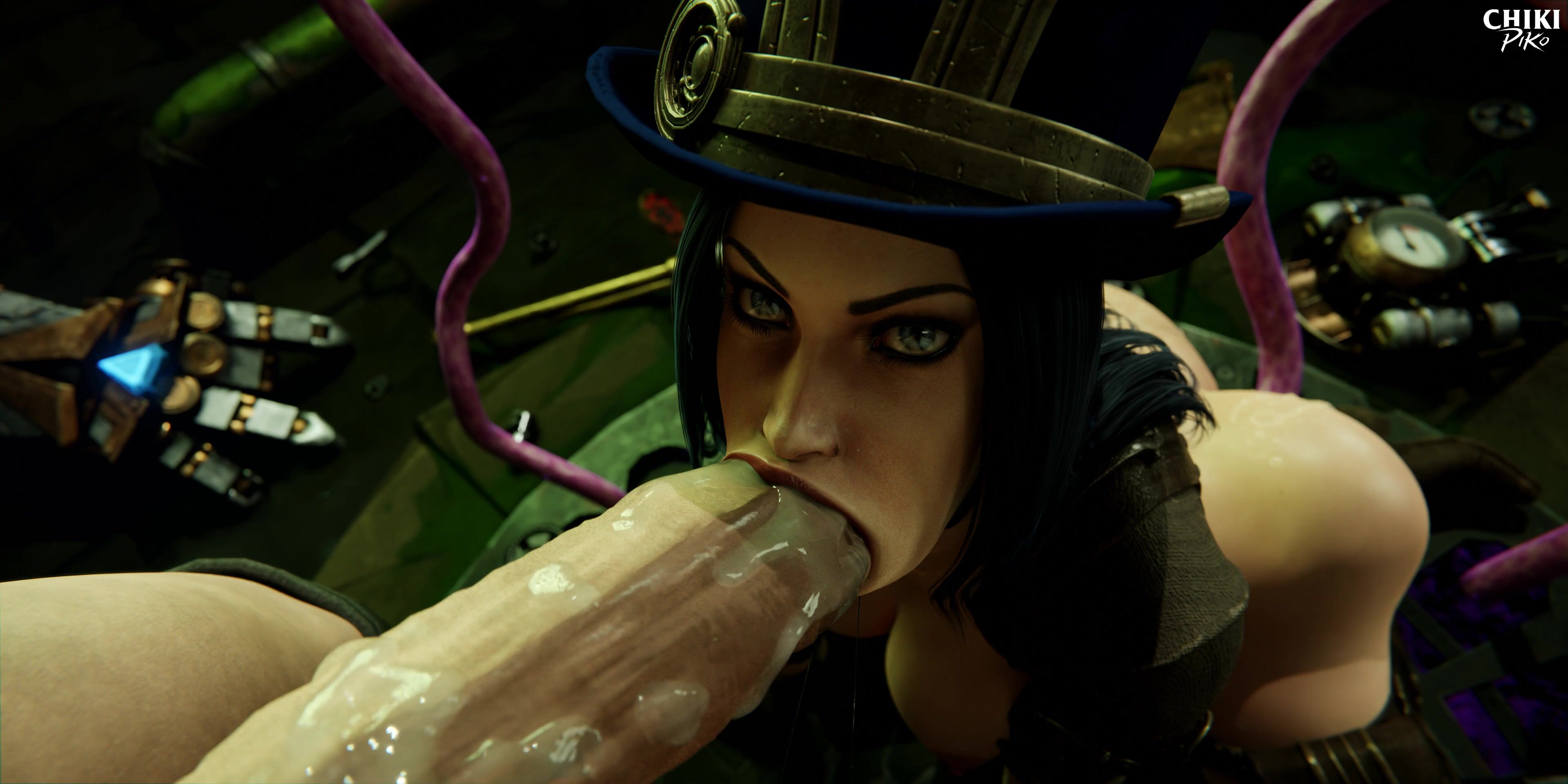 Caitlyn Blowjob For Futa Vi