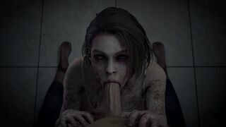 Jill Valentine PoV Blowjob [Clothed][Zombie][BlueLight]
