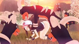 Houndoom x Hilda [Witchanon]