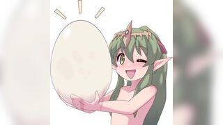Elf lays an egg!