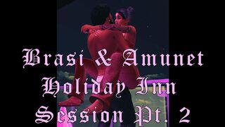 (Sims 4) Brasi & Amunet Holiday Inn Session Pt. 2