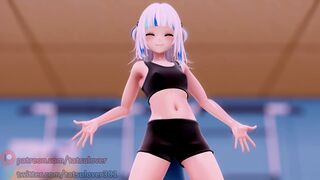 [R-18 MMD] Exercise! Exercise Motion - Gawr Gura