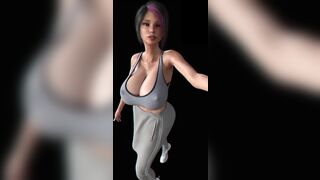 Sayako (futa 3d) - Walking