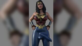 Wonder Woman (futa 3d) - Power Cock