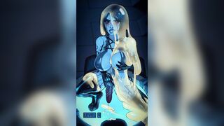 Cortana (futanari 2d) - Gameplay (Skin, edit, Level Hard, masturbation, cum)