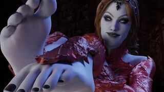 Orin foot tease (Asagamiyo)