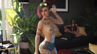 Judy showing off (Rescraft)