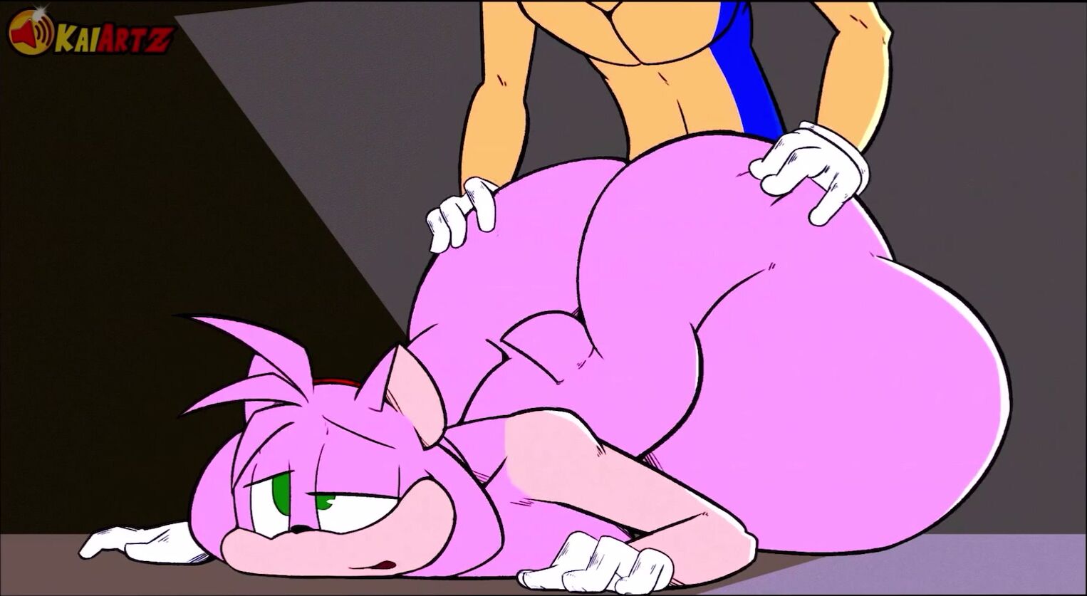 Sonic fucking Amy's big ass