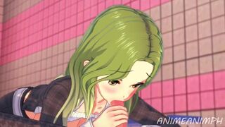 3D Hentai - Sexy Anime Teacher Fucked in The School Changing Room