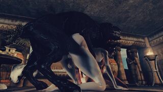 Regular doggos knot you to breed you, death hounds knot you for recreation and to pro