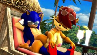 A nice summer afternoon (Sonic x Sally) [Animation] NSFW/SFM