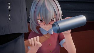 A story about sharing your semen with a girl at the library - with voice