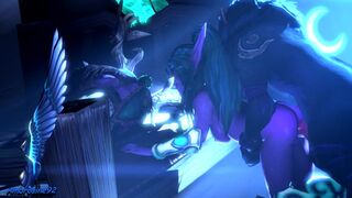 Tyrande Whisperwind x Worgen [Ambrosine]