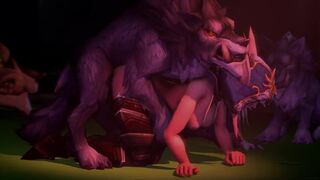 Sylvanas Windrunner x Worgen [Ambrosine]