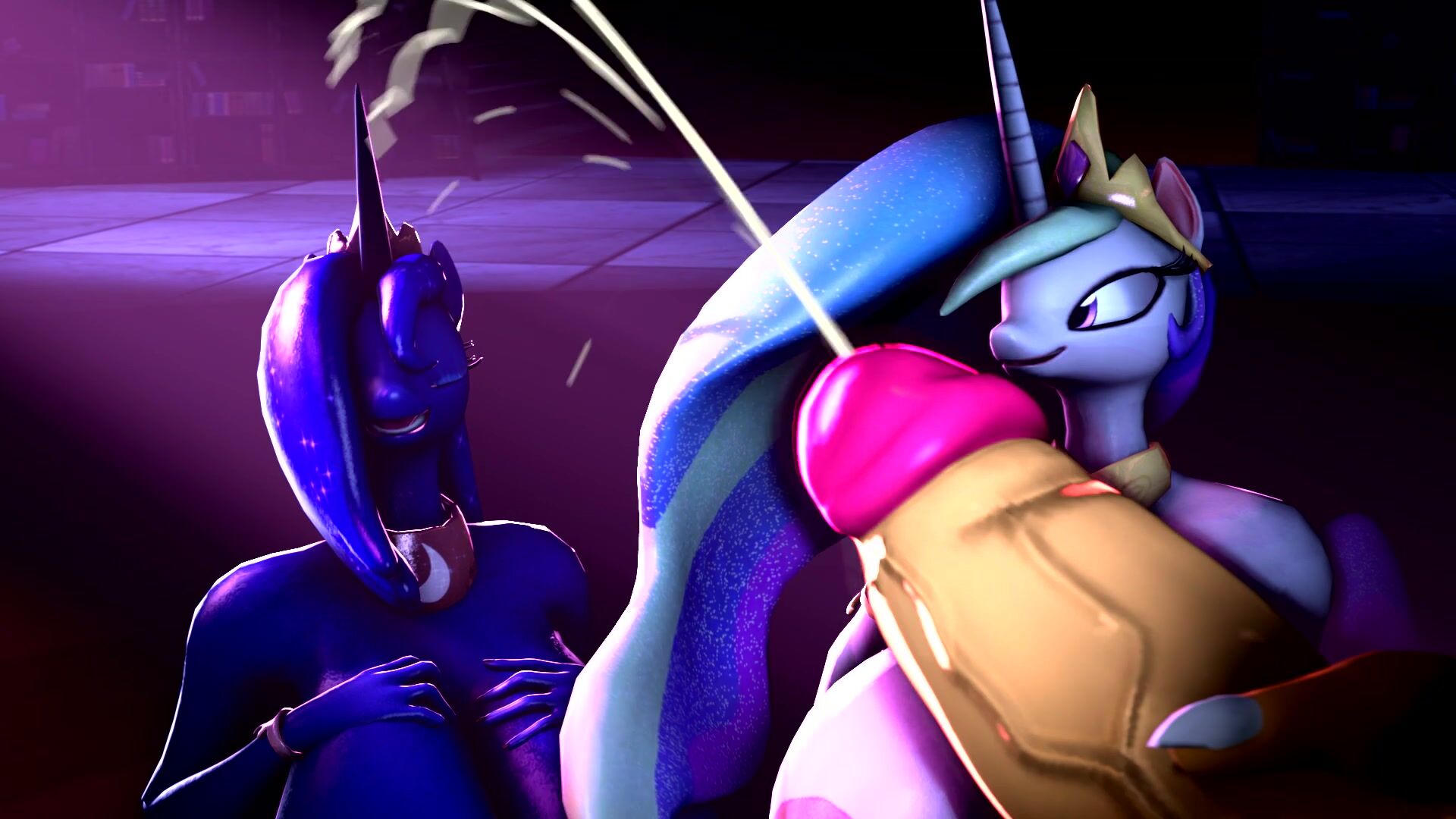 ThatKnownDude - Marcus the Dog Breeding Celestia & Luna