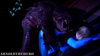 Samus x Monster [Arnoldthehero]