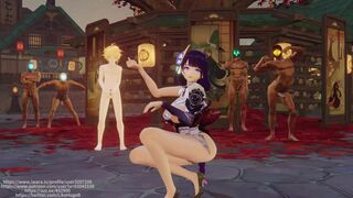 [Raiden Shogun]Mortal body and god bully_genshin&Yae