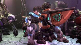 Kat x Grunt Gangbang [Ankhajiit]