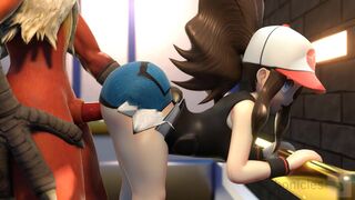 The Pokegirls satisfy the blaziken after the battle [Full sound] [no hat]