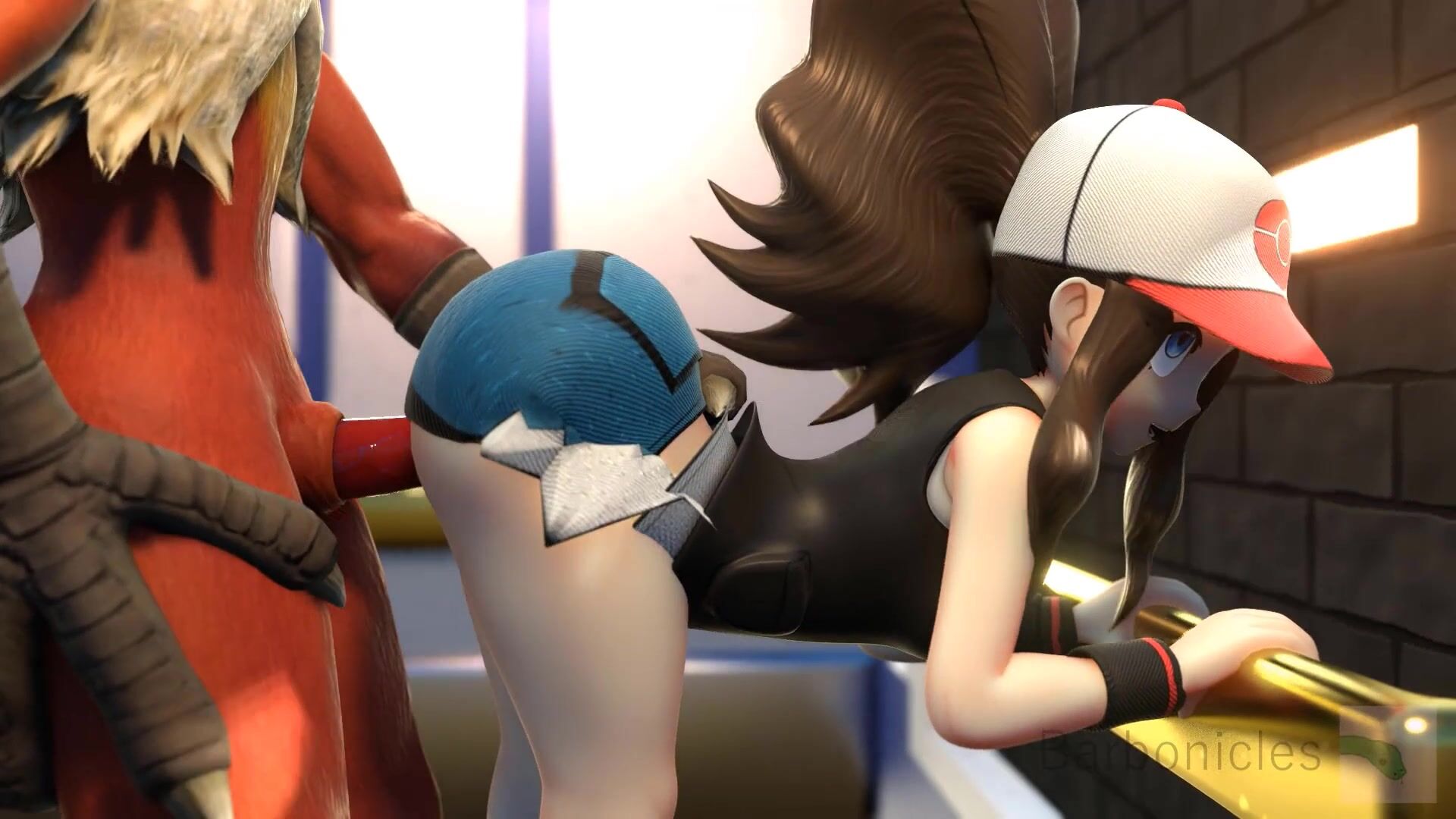 The Pokegirls Satisfy The Blaziken After The Battle Full Sound No Hat