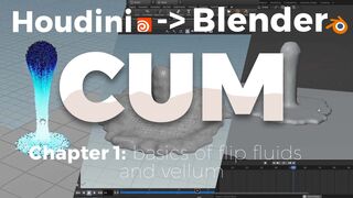 How to Make 3D Porn - Cum Simulation from Houdini to Blender | Part 1: Flip Fluid +Ve