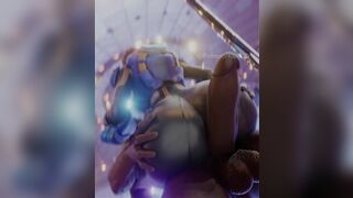 Tracer Assjob moments before penetration