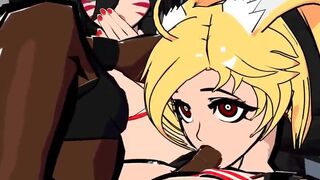 Titfuck with an audience