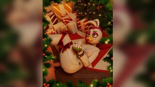 Chica is a Christmas present