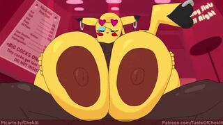 Rai stuffing herself