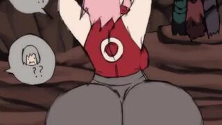 Sakura twerking