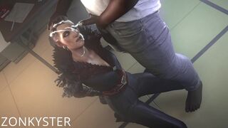 Delilah gets captured and used by her former subordinetes.(black) [Zonkyster]