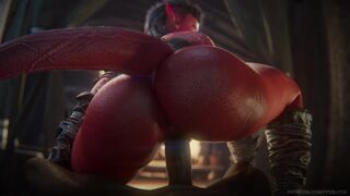 Karlach Reverse Cowgirl [Black][FPSBlyck]