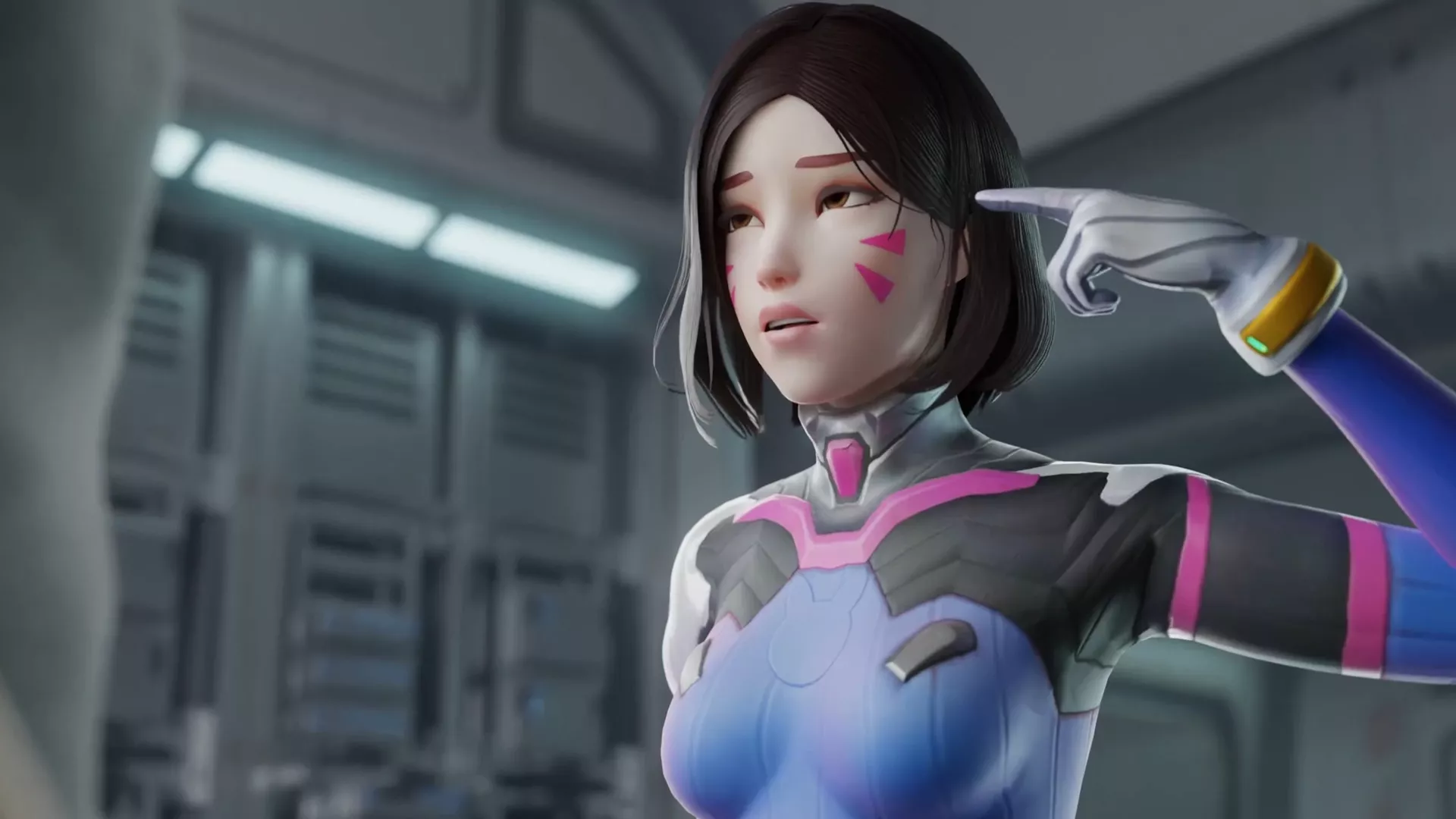 D.Va Becoming A Starlet [White][Aphy3D]