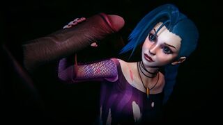 Jinx and Vi fucked by Big Black Cock [Priapus]