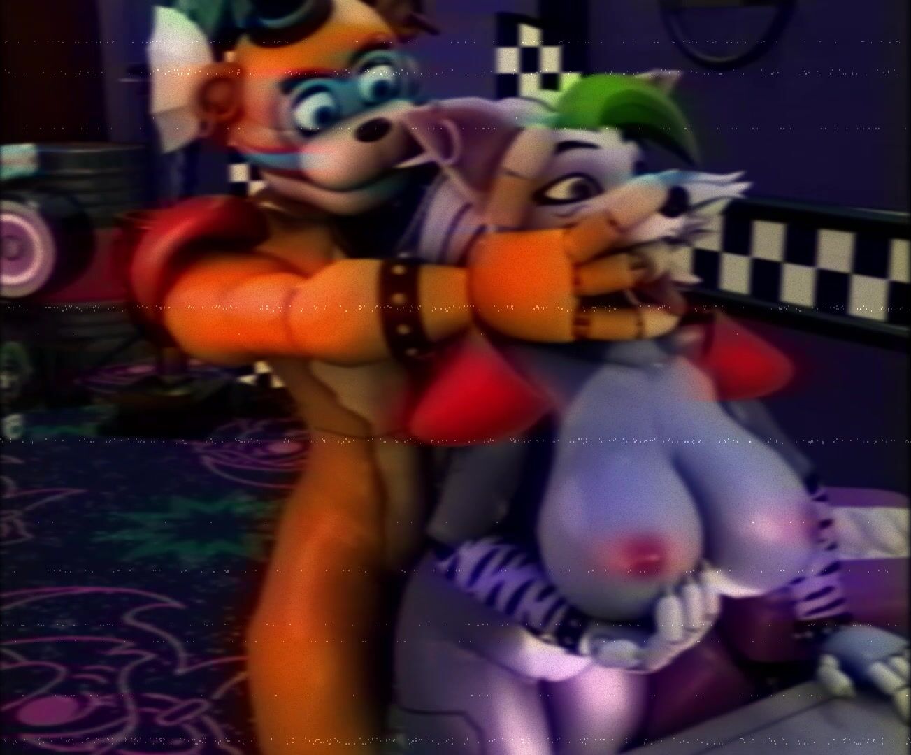 Roxxane The Wolf Fnaf 3D Animation