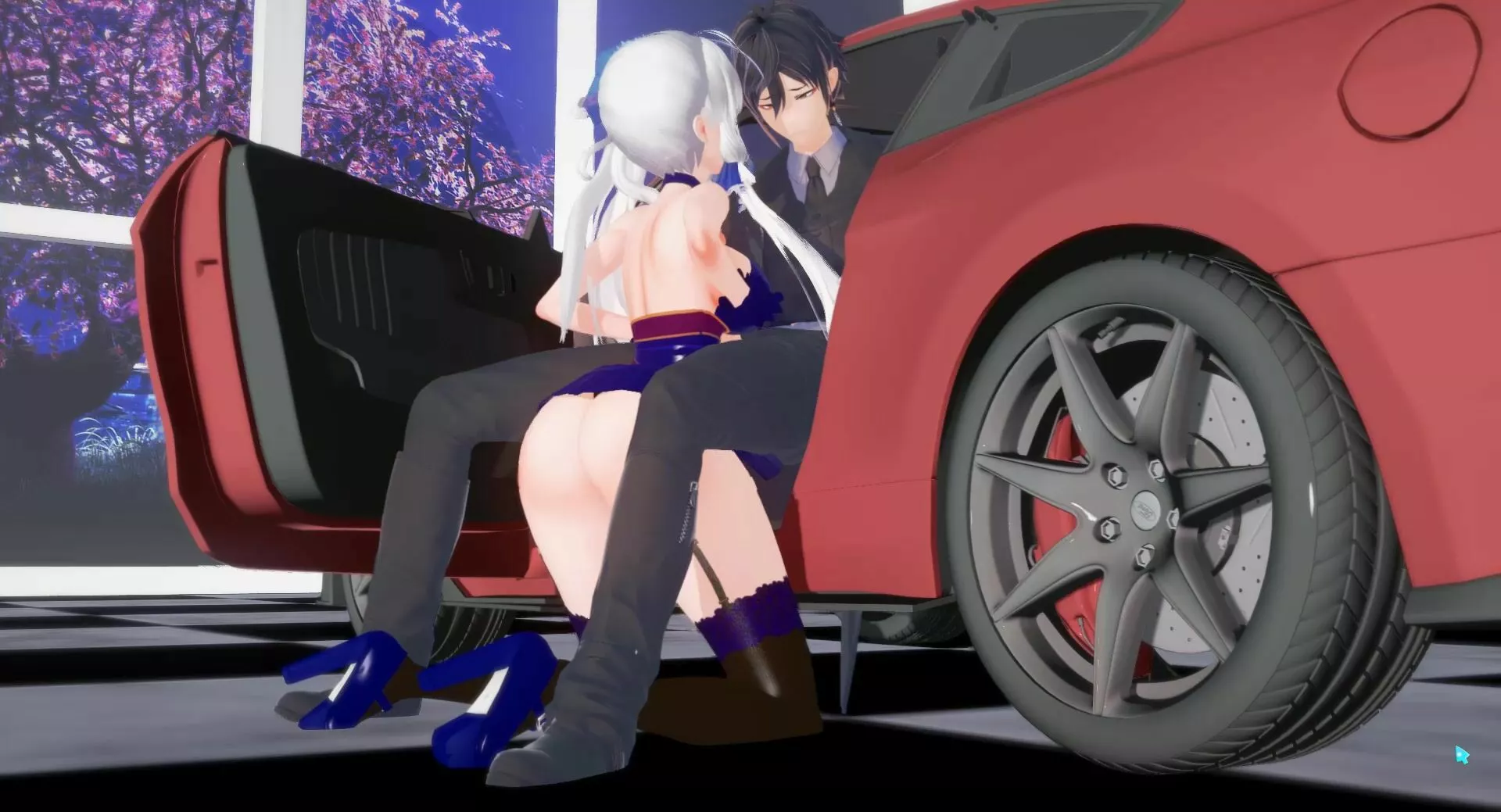 Steamy 2D Car Sex Videos