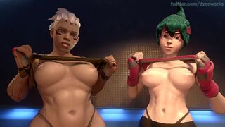 Kiriko and Sojourn flashing