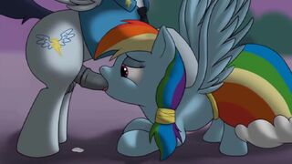 Dashie sucks Soarin