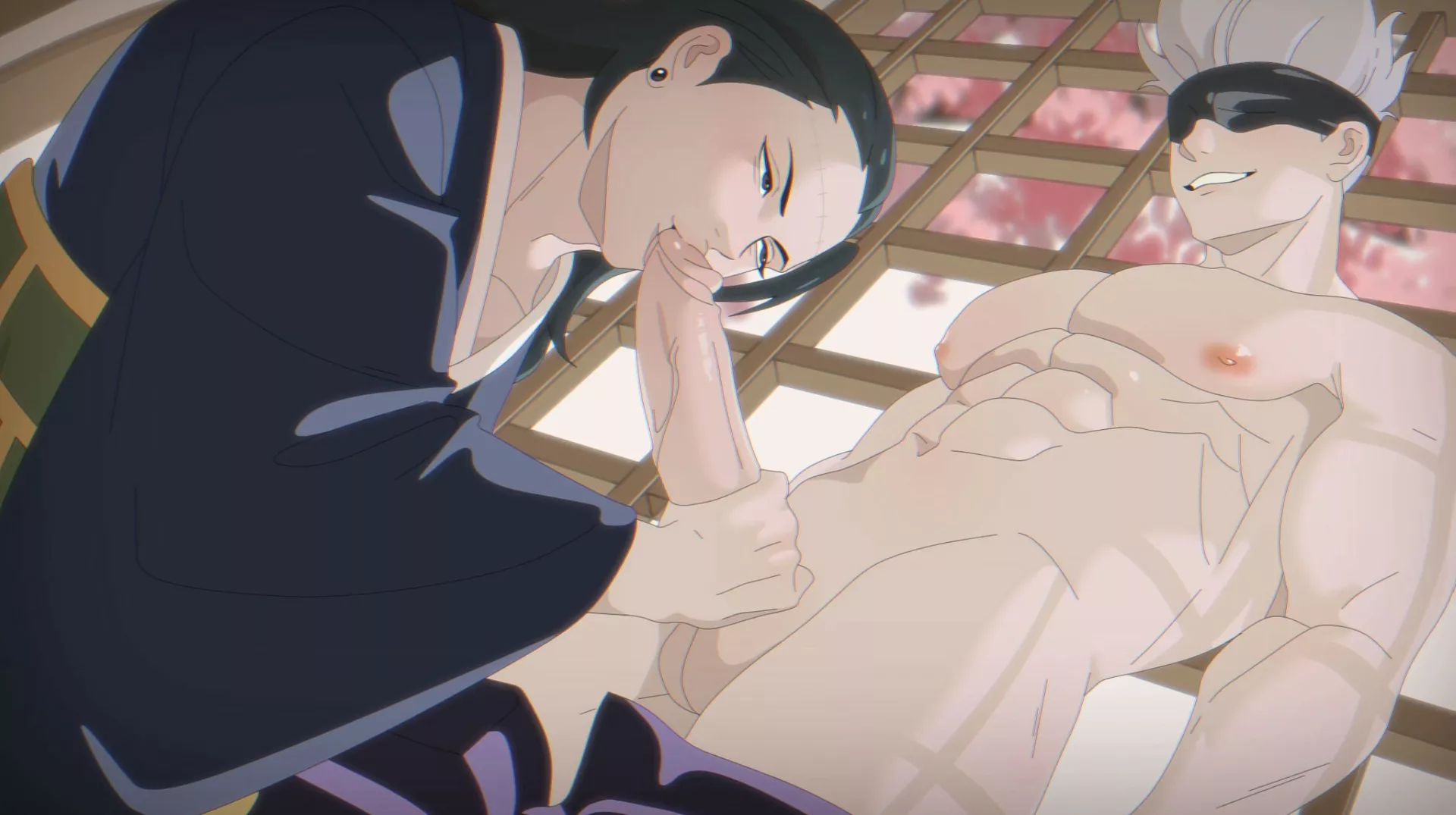 Geto and gojo official art