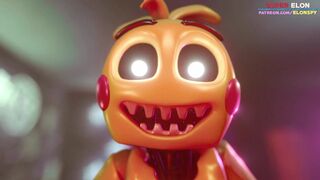 Toy Chica disturbed an Arcade Visitor