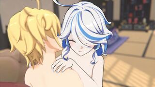 Lovey Dovey time with Furina (Full nude)