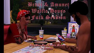 (Sims 4) Brasi & Amunet Post-Waffle House Fuck Session