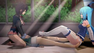 Yunyun and Aqua_KonoSuba! [Bazett]